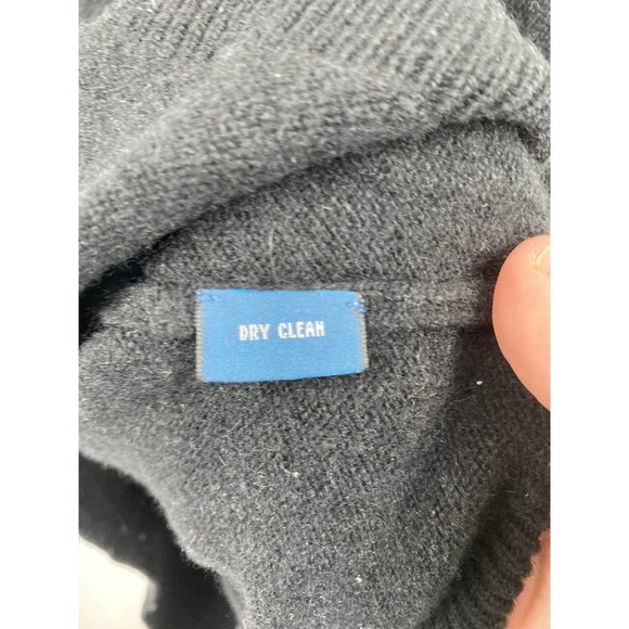 Vintage Polo Ralph Lauren Mens XL Gray Henley 100% Lambs Wool collared sweater - Picture 4 of 5